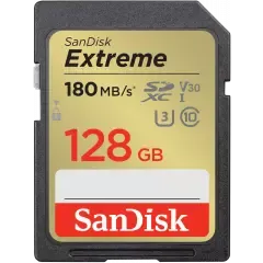 SanDisk Extreme SDXC 180MBps - 128GB