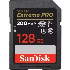 SanDisk Extreme Pro SDXC 200MBps - 128GB