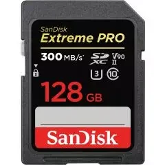 SanDisk Extreme Pro SDHC 300MBps - 128GB