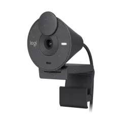 Logitech Brio 300 Webcam Full HD Shutter Privasi & Noise-Reducing Mic - Graphite