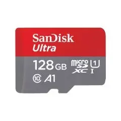 SanDisk Ultra MicroSD, 140MB/s R, 128GB
