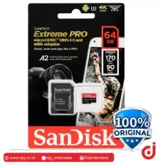 SANDISK MicroSD EXTREME PRO A2 4K 170Mps 64GB