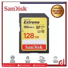 SANDISK SDHC  EXTREME 150Mbps 128GB (camera)