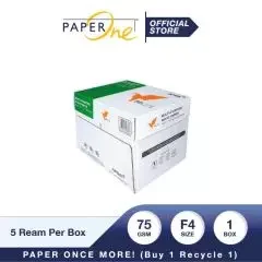 PP Lite Kertas Fotocopy F4 75gr - 1 Box isi 5 Ream