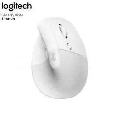 Logitech Lift Mouse Bluetooth Wireless Ergonomis Vertikal - Putih