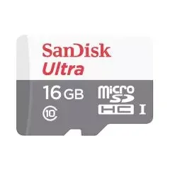 SanDisk Ultra MicroSDHC 16GB UHS-I Memory Card C10