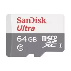 SanDisk Ultra MicroSDXC 64GB UHS-I Memory Card C10