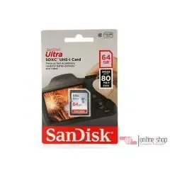 Kartu SanDisk Memory Card MMC SDcard SDHC UHS-I  SDXC 64GB  Ultra Original Asli Termurah Best Sellers Terlaris Sleman Jogja Yogyakarta