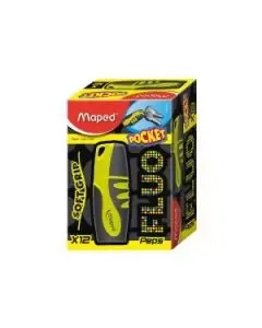 MAPED Fluo Pep'S Pocket Yellow - Display