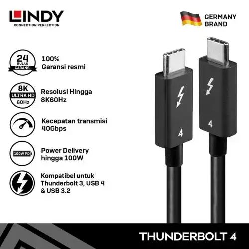 Lindy Thunderbolt 4 cable