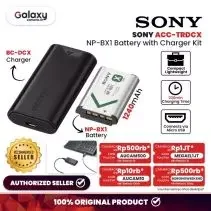 Sony ACC-TRDCX Battery + Charger Kit Sony ACC TRDCX NP-BX1 Original