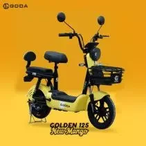 GODA 125 Golden New Mango Sepeda Listrik - Kuning