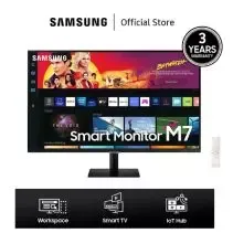 SAMSUNG Smart Monitor M7 32" M70B 4K HDR USB-C Speaker Streaming TV