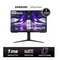 SAMSUNG Odyssey G3 24" G32A VA FHD 165Hz 1ms Gaming Monitor Ergo VESA