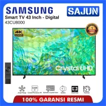 Samsung 43CU8000 Smart TV 43 Inch Crystal UHD 4K UA43CU8000KXXD