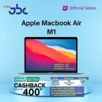 [RESMI IBOX]Apple MacBook Air M1 Chip 2020 256GB 8GB Garansi resmi