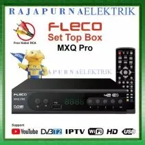 Set Top Box TV Digital STB FLECO MXQ PRO DVB T2 receiver