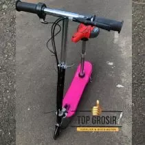 Mini Skuter Elektrik Electric Scooter Mainan Anak Segway Hoverboard - Merah Muda