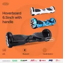 Hoverboard Smart Balance 6.5 inch Autometic Mini Handle BLACK
