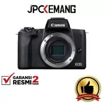 Canon EOS M50 Mark II Body Only Black GARANSI RESMI