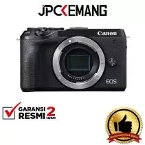 Canon EOS M6 Mark II Body Only Black Mirrorless Digital Camera GARANSI RESMI